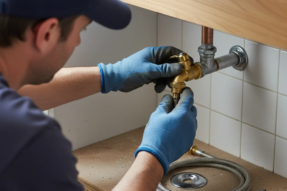 Shutoff valve and fitting work during Faucet and Fixture Repair in Incline Village